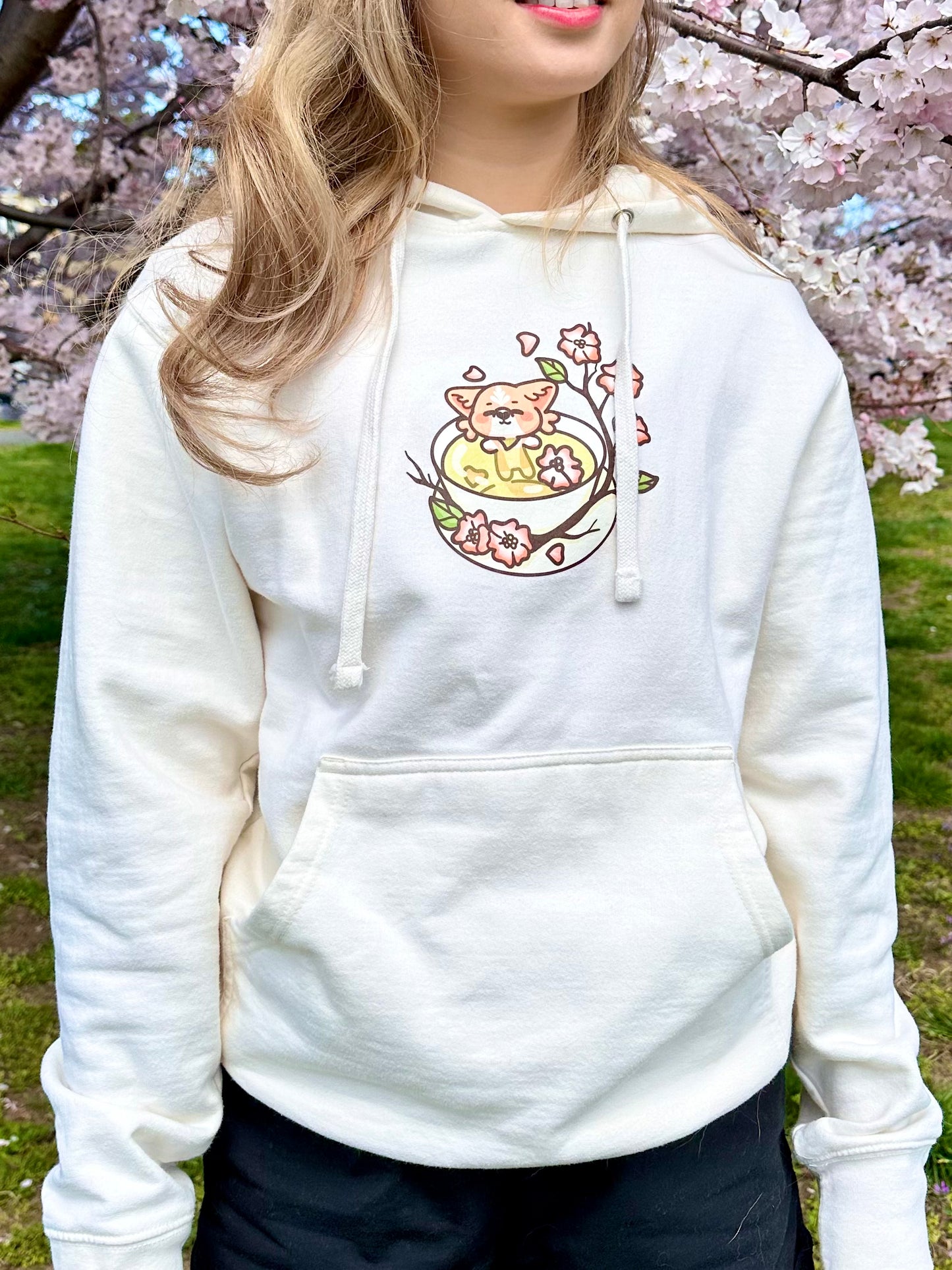 Corgi Hot Tea Tub Hoodie