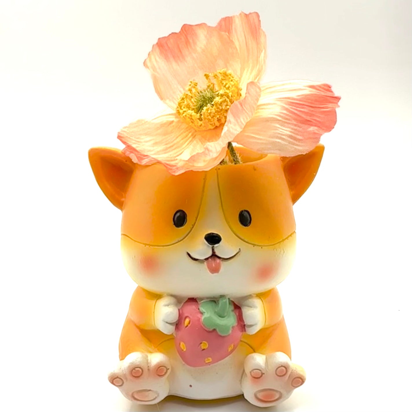 Corgi Berry Planter Flower Pot