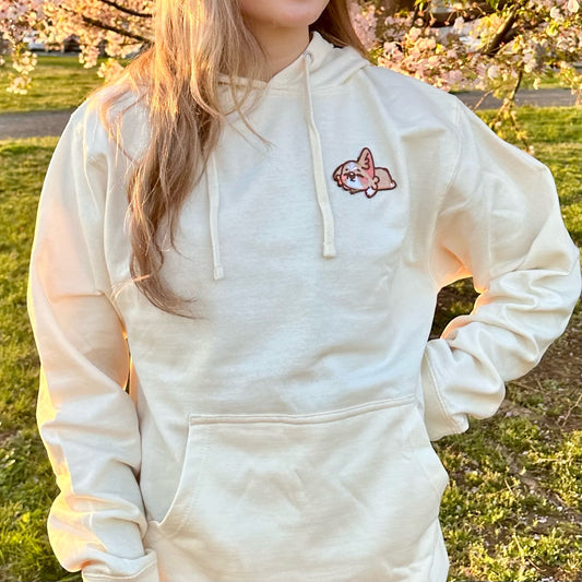 Sleeping Beauty Embroidered Patch Hoodie